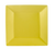 CAC China KC-8-SFL Sunflower Ceramic Square Color Arts Plate (2 Dozen Per Case)