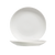 CAC China 101-9C 9.25" Dia. Bone White Porcelain Round Lincoln Plate (2 Dozen Per Case)