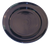 CAC China TG-9-CBU 9.88" Dia. Cobalt Porcelain Round Tango Plate (2 Dozen Per Case)