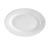 CAC China CRO-13 Super White Porcelain Oval Corona Platter (1 Dozen)