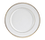 CAC China GRY-16 10.5" Dia. Super White Porcelain Round Golden Royal Plate (1 Dozen)