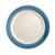 CAC China R-16-BLU 10.5" Dia. Blue Ceramic Round Rainbow Plate (1 Dozen)