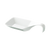 CAC China PTS-45 5.5 Oz. Super White Porcelain Square Party Collection Spoon Bowl (6 Dozen Per Case)