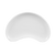 CAC China CRS-8 Super White Porcelain Crescent Festiware Plate (3 Dozen Per Case)