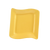 CAC China SOH-6-Y Yellow Ceramic Square Soho Plate (3 Dozen Per Case)