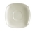 CAC China RE-SQ2 6" L American White Ceramic Square RE Saucer (3 Dozen Per Case)