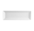 CAC China LON-12 Bone White Porcelain Rectangular Long Island Platter (2 Dozen Per Case)