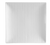 CAC China SUS-SQ7 Bone White Porcelain Square Sushi Signature Plate (3 Dozen Per Case)