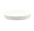 CAC China QSV-8 12.5 Oz. Super White Porcelain Round Quiche Baking Dish (2 Dozen Per Case)