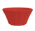 CAC China RMK-F3-R 3 Oz. Red Floral Ceramic RMK Ramekin (4 Dozen Per Case)