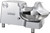 Hobart 84186-4 Burnished Aluminum Food Cutter with #12 Attachment Hub - 230 Volts 1 HP