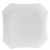 CAC China RCN-H16 Super White Porcelain Square Clinton Plate (1 Dozen)