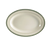 CAC China GS-13 American White Ceramic Oval Greenbrier Platter (1 Dozen)