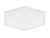 CAC China QZT-12 Super White Porcelain Rectangular Crystal Platter (2 Dozen Per Case)
