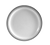 CAC China CES-9 9.75" Dia. American White Ceramic Round Emerald Plate (2 Dozen Per Case)
