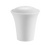 CAC China TST-SS Super White Porcelain Round Transitions Salt Shaker (4 Dozen Per Case)