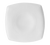 CAC China RCN-FS5 Super White Porcelain Square Clinton Plate (3 Dozen Per Case)