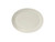 Tuxton AMU-026 Ceramic Pearl White Oval Platter (3 Dozen Per Case)