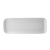 CAC China OXF-C441 Bone White Porcelain Rectangular Oxford Long Tray (1 Dozen)