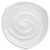 Winco WDM007-201 Plastic White Triangular Plate (24 Each Per Case)