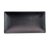 CAC China 666-13-BLK Black Ceramic Rectangular Japanese Style Platter (1 Dozen)