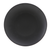 Tuxton VBA-115 Porcelain Matte Black Round Plate (1 Dozen)