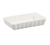 CAC China QCD-RT7 12 Oz. Super White Porcelain Rectangular Quiche Baking Dish (3 Dozen Per Case)