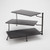 American Metalcraft TPREC3 17.38" L x 7.5 W x 10" H Rectangular Black Display Stand