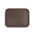 CAC China PDTD-1418BN Brown Plastic Rectangular Super Tray (12 Each Per Case)