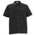 Winco UNF-1KXXL Black Broadway Chef Shirt with Single Chest Pocket