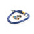 1650BPQ48 1/2 DIA., 48 BLUE HOSE, SNAPFAST, 1 ELBOW
