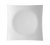 CAC China SHA-16 Super White Porcelain Square Sushia Plate (1 Dozen)