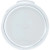 Winco PTRC-1222C Translucent Round Polypropylene Cover
