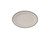 Tuxton TGB-033 Ceramic American White/Eggshell With Green Band Oval / Oblong Platter (3 Dozen Per Case)
