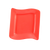 CAC China SOH-21-R Red Ceramic Square Soho Plate (1 Dozen)
