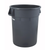 Winco PTC-44G2 44 Gal. Gray Round Heavy Duty Large Trash Can