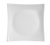 CAC China SHA-20 Super White Porcelain Square Sushia Plate (1 Dozen)