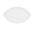 CAC China RCN-SW44 Super White Porcelain Free Form RCN Specialty Swallow Platter (1 Dozen)