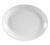 CAC China TGO-34 Bone White Porcelain Oval Tango Platter (2 Dozen Per Case)