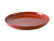 Tuxton BQA-1315 13-1/8" Ceramic Cayenne Round Pizza/Serving Plate (6 Each Per Case)