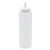 Winco PSB-08C 8 oz Clear Plastic Squeeze Bottle (6 Each Per Pack)