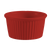 CAC China RKF-3-R 3 Oz. Red Round Fluted Ceramic RKF Ramekin (4 Dozen Per Case)