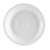 CAC China UVS-2 6" Dia. Super White Porcelain Round Universal Saucer (3 Dozen Per Case)