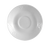 CAC China RSV-55 4.88" Dia. Super White Porcelain Round Roosevelt Saucer (3 Dozen Per Case)