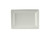 Tuxton BWH-0803 Ceramic White Rectangular Plate (1 Dozen)