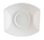 CAC China STU-2 5.75" L Bone White Porcelain Oval Studio Saucer (3 Dozen Per Case)