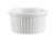 CAC China RKF-4 4 Oz. Super White Round Fluted Ceramic RKF Ramekin (4 Dozen Per Case)