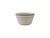 Tuxton TGB-004 4" 8 Oz. Ceramic American White/Eggshell With Green Band Round Bouillon (3 Dozen Per Case)