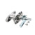 75584 CHROME ?T? DOOR HANDLE WITH TONGUE KIT