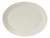 Tuxton AMU-025 Ceramic Pearl White Oval Platter (6 Each Per Case)